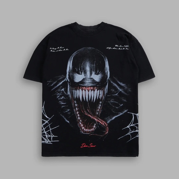 SYMBIOTE V2 "PREMIUM" OVERSIZED TEE IN BLACK - Picture 1 of 12
